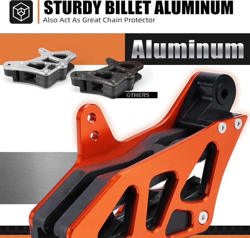 NICECNC Motorcycle Chain Guide Aluminum Compatible with KTM SX/SXF/XC/XCF/EXC/EXCF/XCW/TPI/SD/6D 125-530 2008-2023 85 SX 2018-2019 690 Enduro R/ABS 2010-2015 690 SMC/R/ABS 2010-2014,See Fitment - Image 3